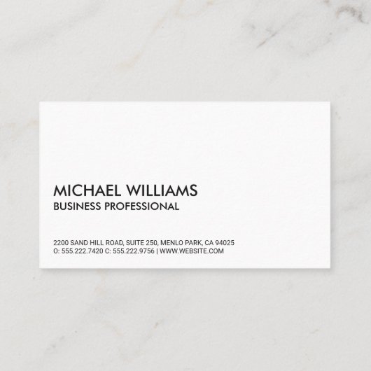 Real Estate Agent | Thuisblauw Visitekaartje (Achterkant)