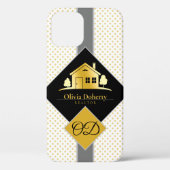 Real Estate Agent | Uitgebreide Golden Home Case-Mate iPhone Case (Achterkant)