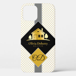 Real Estate Agent Uitgebreide Golden Home Case-Mate iPhone Case
