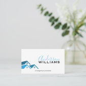 Real Estate Agent | Uitvoerend schrift Visitekaartje (Staand voorkant)