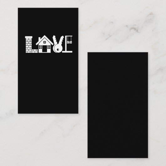 Real Estate Agent: Verkocht Sign Realtor Property Visitekaartje (Voorkant / Achterkant)