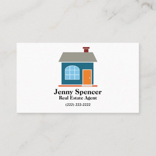 Real Estate Agent Visitekaartje (Achterkant)