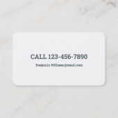 Real Estate Agent Visitekaartje (Achterkant)