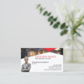 Real Estate Agent Visitekaartje (Staand voorkant)