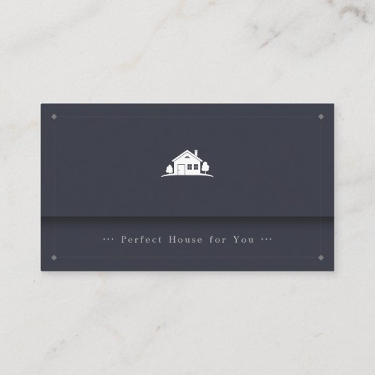 Real Estate Agent Visitekaartje (Achterkant)