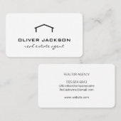 Real Estate Agent Visitekaartje (Voorkant / Achterkant)