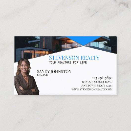 Real Estate Agent Visitekaartje (Voorkant)