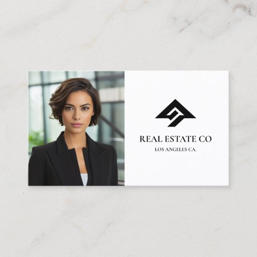 Real Estate Agent Visitekaartje (Voorkant)