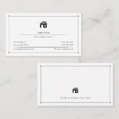 Real Estate Agent Visitekaartje (Voorkant / Achterkant)