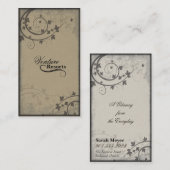 Real Estate Agent Visitekaartje - Beige Brown Blac (Voorkant / Achterkant)