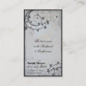 Real Estate Agent Visitekaartje - Grey Blue Black (Achterkant)