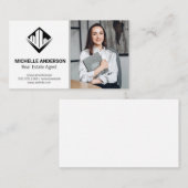 Real Estate Agent | Vrouw voor bedrijven Visitekaartje (Voorkant / Achterkant)