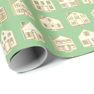 Real Estate Agent Wrapping Paper Cadeaupapier