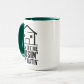 Real Estate Agent Ze zien me afsluitende koffie Mok (Voorkant links)