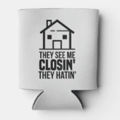 Real Estate Agent ze zien me Sluiten Gag Blikjeskoeler (Voorkant)