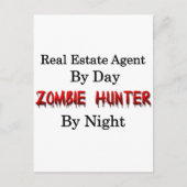 Real Estate Agent/Zombie Hunter Briefkaart (Voorkant)