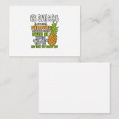 Real Estate Agents zijn als ananassen. Notitiekaartje (Voorkant / Achterkant)