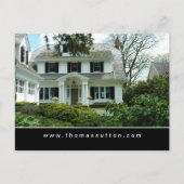 Real Estate Briefkaarten White Formal House (Voorkant)