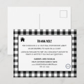 Real Estate Broker Agent Business Logo Dank u P Briefkaart (Voorkant / Achterkant)