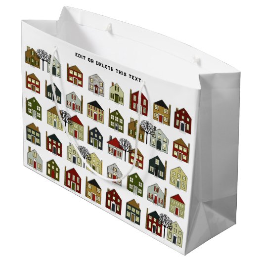 Real Estate Broker Groot Cadeauzakje (Achterkant Gekanteld)