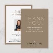 Real Estate Broker Hartelijk dank Bedankkaart (Voorkant / Achterkant)