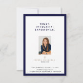 Real Estate Broker Hartelijk dank Bedankkaart (Achterkant)