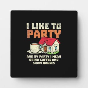 Real Estate Broker like party Fotoplaat