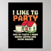 Real Estate Broker like party Poster (Voorkant)