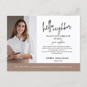 Real Estate Broker Modern Briefkaart