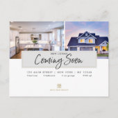 Real Estate Broker Modern Briefkaart - KOMEN SNEL  (Voorkant)