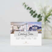 Real Estate Broker Modern Briefkaart - KOMEN SNEL  (Staand voorkant)