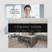 Real Estate Broker Modern Briefkaart - KOMEN SNEL  (Voorkant / Achterkant)