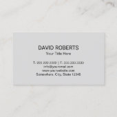 Real Estate Broker Modern City Skyline Visitekaartje (Achterkant)