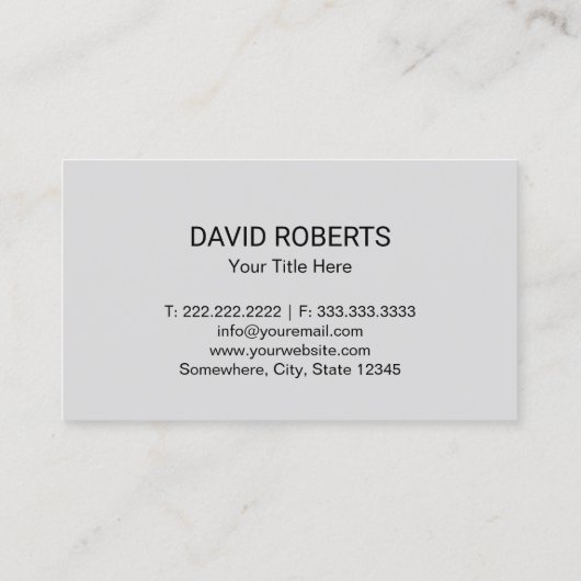 Real Estate Broker Modern City Skyline Visitekaartje (Achterkant)