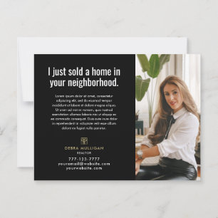 Real Estate Broker Moderne Briefkaart - GEWOON VER