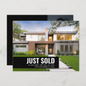 Real Estate Broker Moderne Briefkaart - GEWOON VER (Voorkant / Achterkant)