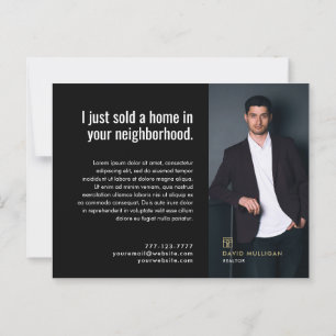 Real Estate Broker Moderne Briefkaart - GEWOON VER