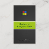 Real Estate Broker - Premium Creative Colorful Visitekaartje (Achterkant)