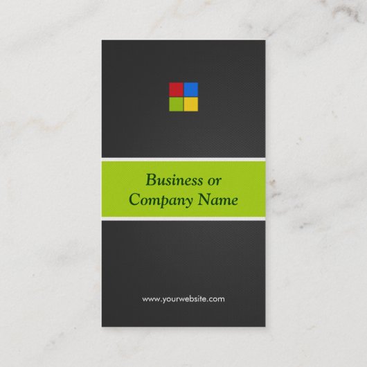 Real Estate Broker - Premium Creative Colorful Visitekaartje (Achterkant)