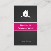 Real Estate Broker - Premium Creative Innovative Visitekaartje (Achterkant)