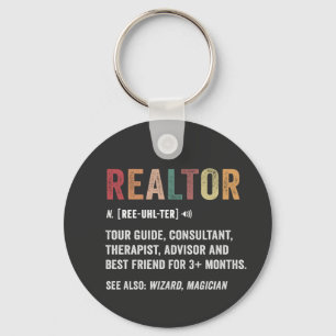 Real Estate Broker Realtor Funny Quote Sleutelhang Sleutelhanger