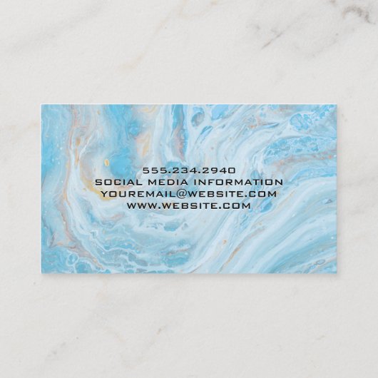 Real Estate Building Logo | Business Professional Visitekaartje (Achterkant)