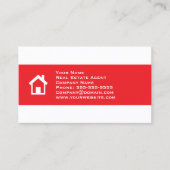 Real Estate Business Card Template Visitekaartje (Voorkant)