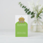 Real Estate Business Card Template Visitekaartje (Staand voorkant)