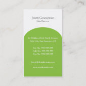 Real Estate Business Card Template Visitekaartje (Achterkant)