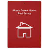 Real Estate Business Custom Cliboard Klembord (Achterkant)