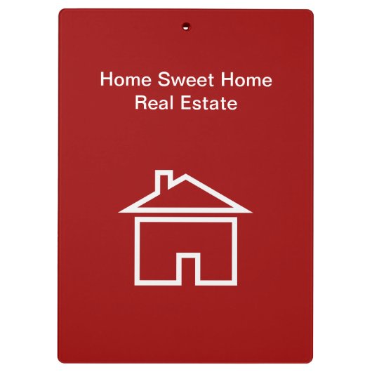 Real Estate Business Custom Cliboard Klembord (Achterkant)