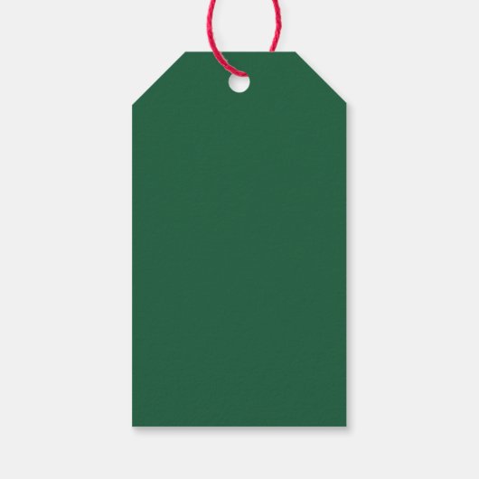 Real Estate Business Kerstfeest gepersonaliseerd Cadeaulabel (Achterkant)