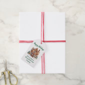 Real Estate Business Kerstfeest gepersonaliseerd Cadeaulabel (Met Touw)