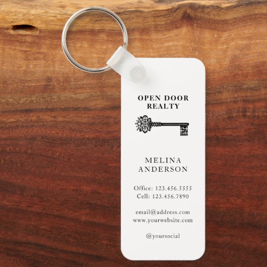 Real Estate Business Skeleton Key Sleutelhanger (Voorkant)